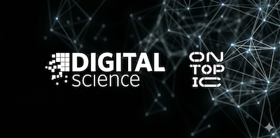 Banner showing the Digital Science and Ontopic logo